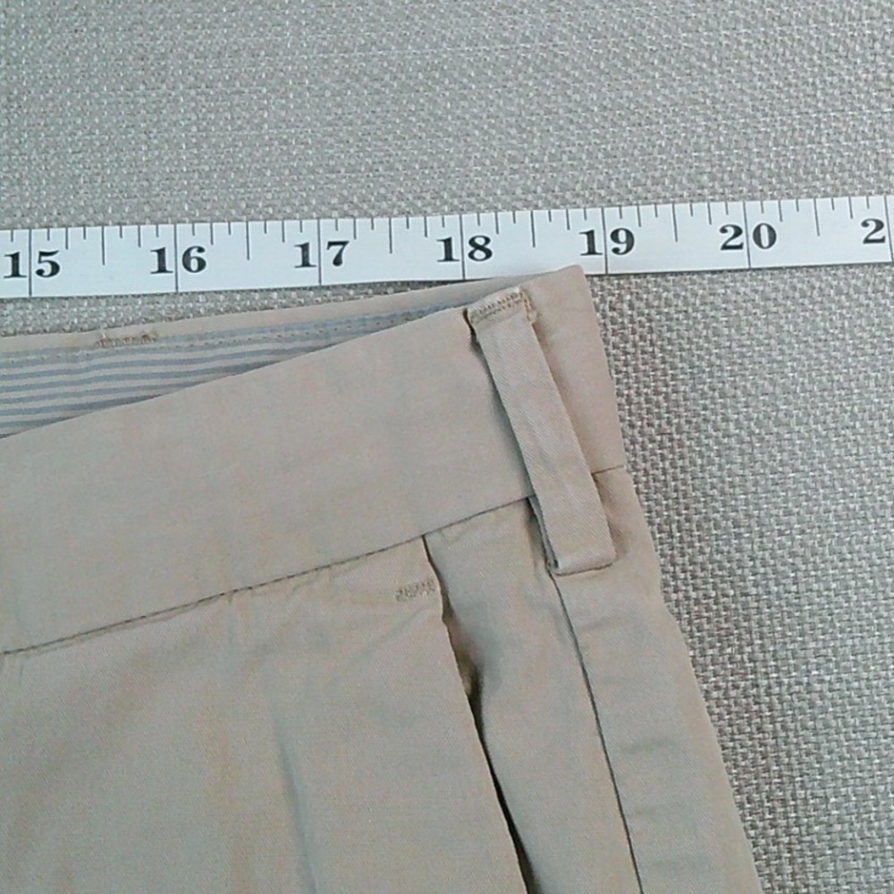 Peter Millar Chino Pants Mens 38 Khaki Tan Cotton Cashmere Blend MF20B51 - Picture 4 of 8